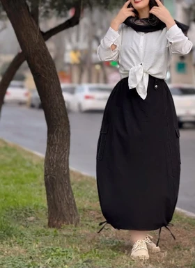 دامن لینن زنانه