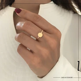 انگشتر سکه آینه‌ای