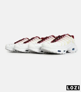 کفش کتانی مردانه سفید قرمز زرد NIKE AirMax Plus TN Ultra