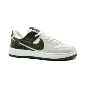 کفش کتانی اسپرت مردانه رنگ سفید یشمی مدل نایک NIKE AIR FORCE