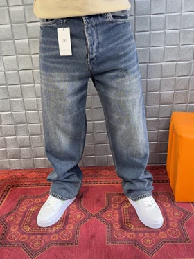 شلوار بگ استایل مردانه کثیف شور تیره BALENCIAGA ساده 023