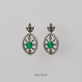 گوشواره زمرد