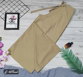 دامن شلواری کتان زنانه