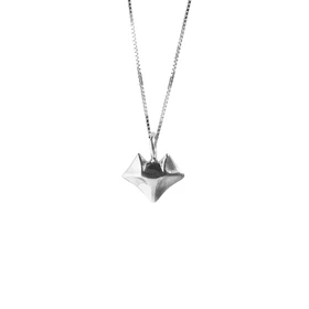 گردنبند روبی کوچک نقره Ruby small pendant