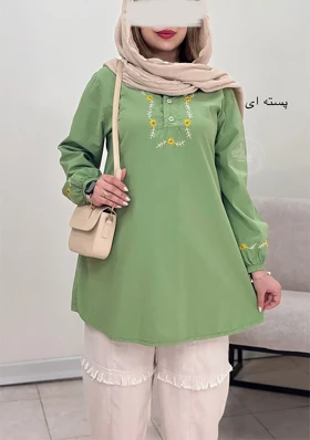 مانتو گلدوزی آیسل