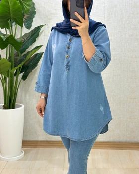 C110- مانتو جین آرشا