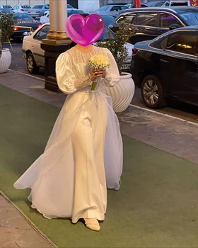 پیراهن دنباله حریر