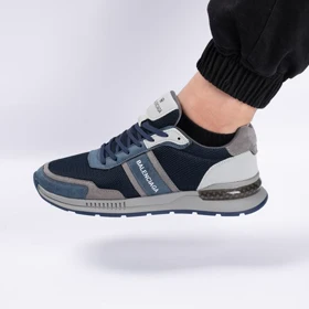 کفش و کتانی مردانه مدل بالنسیاگا BALENCIGA رنگ مشکی طوسی