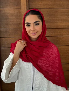 شال حریر چروک اشکی وارداتی 3736