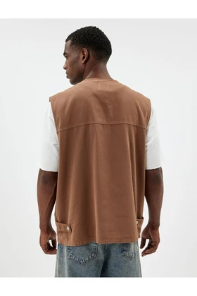 پنبه جیب جیب جیب Slim Fit Cotton 4SAM20068HW