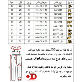 شلوار جین سرمه ای بدون زاپ مردانه
