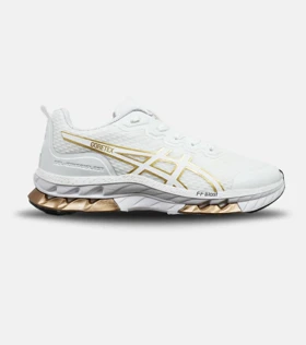 کفش کتانی مردانه سفید طلایی ASICS GORETEX