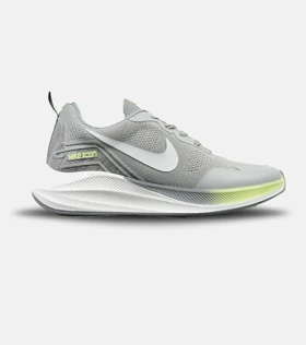 کفش اسپرت کتانی نایک زوم طوسی زرد nike air zoom