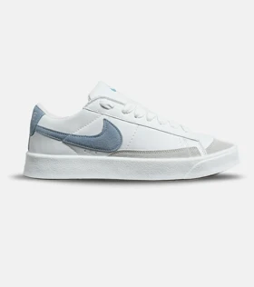 کفش نایک مردانه و زنانه سفید آبی Nike Blazer Low 77