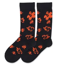 جوراب ساق‌دار Ropapa روپاپا طرح گل بنفشه