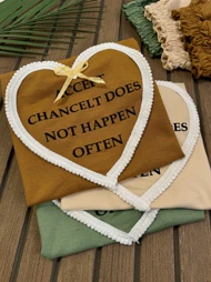 تیشرت شلوار قلب پنبه‌ای