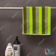 حوله دستی طرح رنگین کمان سبز
