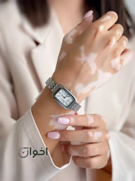 ساعت لونژین فلزی اصلی مستطیل