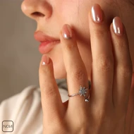 انگشتر نقره زنانه