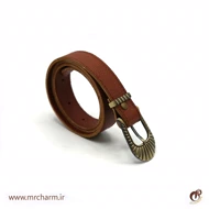 کمربند چرم زنانه دست دوز mrc2714-13