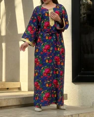 پیراهن ساحلی گل‌دار خارجی 6094