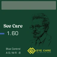 عدسی طبی بلوکنترل سی کر See Care 1.60 BLUE FILTER/HD Coating