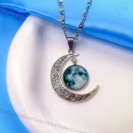 گردنبند استیل ماه شبتاب