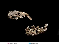 گوشواره لاله گوشی مدل گل‌دار