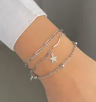 دستبند سه لاین رنگ ثابت