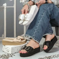 صندل زنانه گندمی لژدار کد 21 در سه رنگ