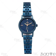 ساعت داتیس زنانه آبی عقربه رزگلد 106914