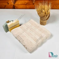 حوله دستی طرح کرالیچ رنگ کرم