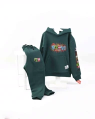 ست هودی شلوار طرح ماینکرافت