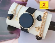 ست گردن‌بند دست‌بند و ساعت زنانه