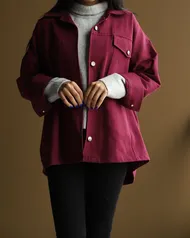 کت کتان boxy زنانه