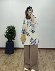 مانتو لینن پنبه‌ایتالیایی ناریا(ایراد دار)