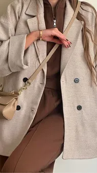 کت پشمی استردار زنانه
