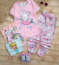 تیشرت شلوار دخترانه لباس خونگی