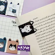 بوک مارک مگنتی طرح گربه