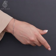 دستبند نقره ساده