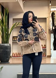 شومیز گلدوزی کد 4029