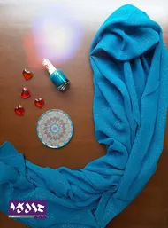 شال لمه سبزآبی