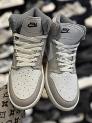 کتانی ساق‌دار جردن وان سفید طوسی