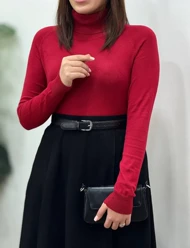 بافت گپ یقه اسکی نیلماه