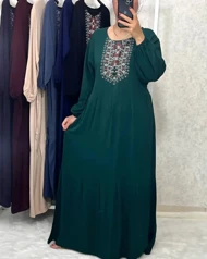 پیراهن ساحلی نقش دار طرح آیدا 3981