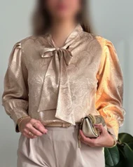 شومیز ساتن ترمه
