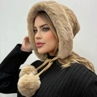 کلاه کاپشنی منگوله‌دار