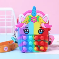 کیف سیلیکونی رنگین کمان
