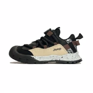 کفش بچگانه جیپ مشکی کرم بند دیسکی JEEP کد M9