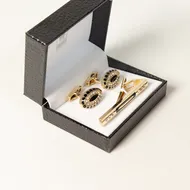 ست دکمه سر دست و گیر کروات